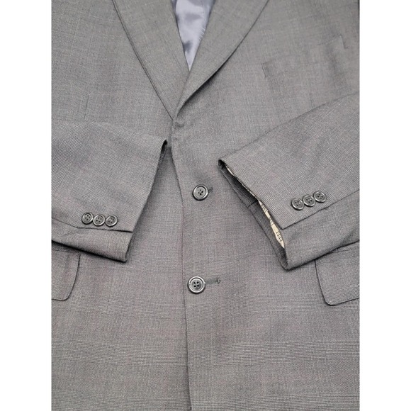 Brooks Brothers Blazer Mens 48R Gray Brooksease Worsted Wool Single Vented USA - Picture 3 of 14